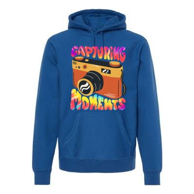 Capturing Mots Photography Photographer Camera Gift Premium Hoodie