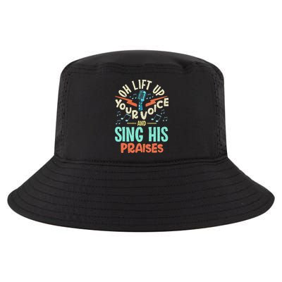 Christian Music Quote Inspirational Choir Singer Or Director Cool Comfort Performance Bucket Hat