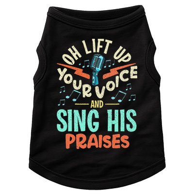 Christian Music Quote Inspirational Choir Singer Or Director Doggie Tank