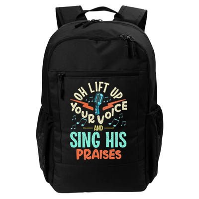 Christian Music Quote Inspirational Choir Singer Or Director Backpack