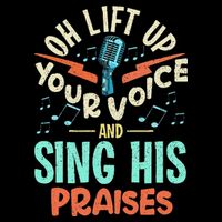 Christian Music Quote Inspirational Choir Singer Or Director 16 in Basic Backpack