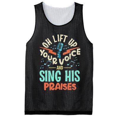 Christian Music Quote Inspirational Choir Singer Or Director Mesh Reversible Basketball Jersey Tank