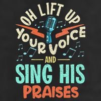 Christian Music Quote Inspirational Choir Singer Or Director 25L Jumbo Tote