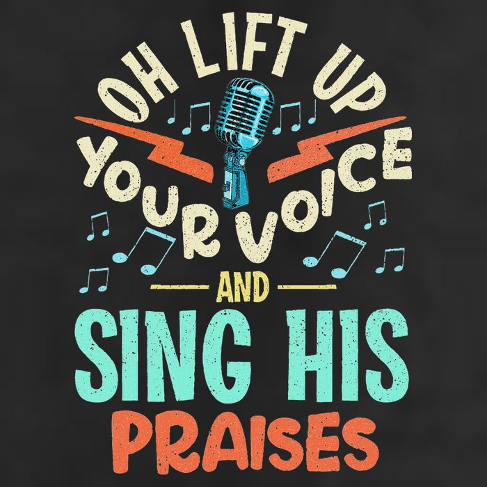 Christian Music Quote Inspirational Choir Singer Or Director 25L Jumbo Tote