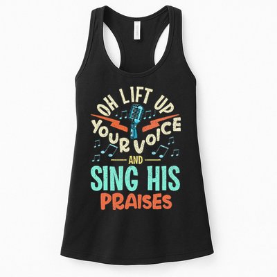 Christian Music Quote Inspirational Choir Singer Or Director Womens Tank Top