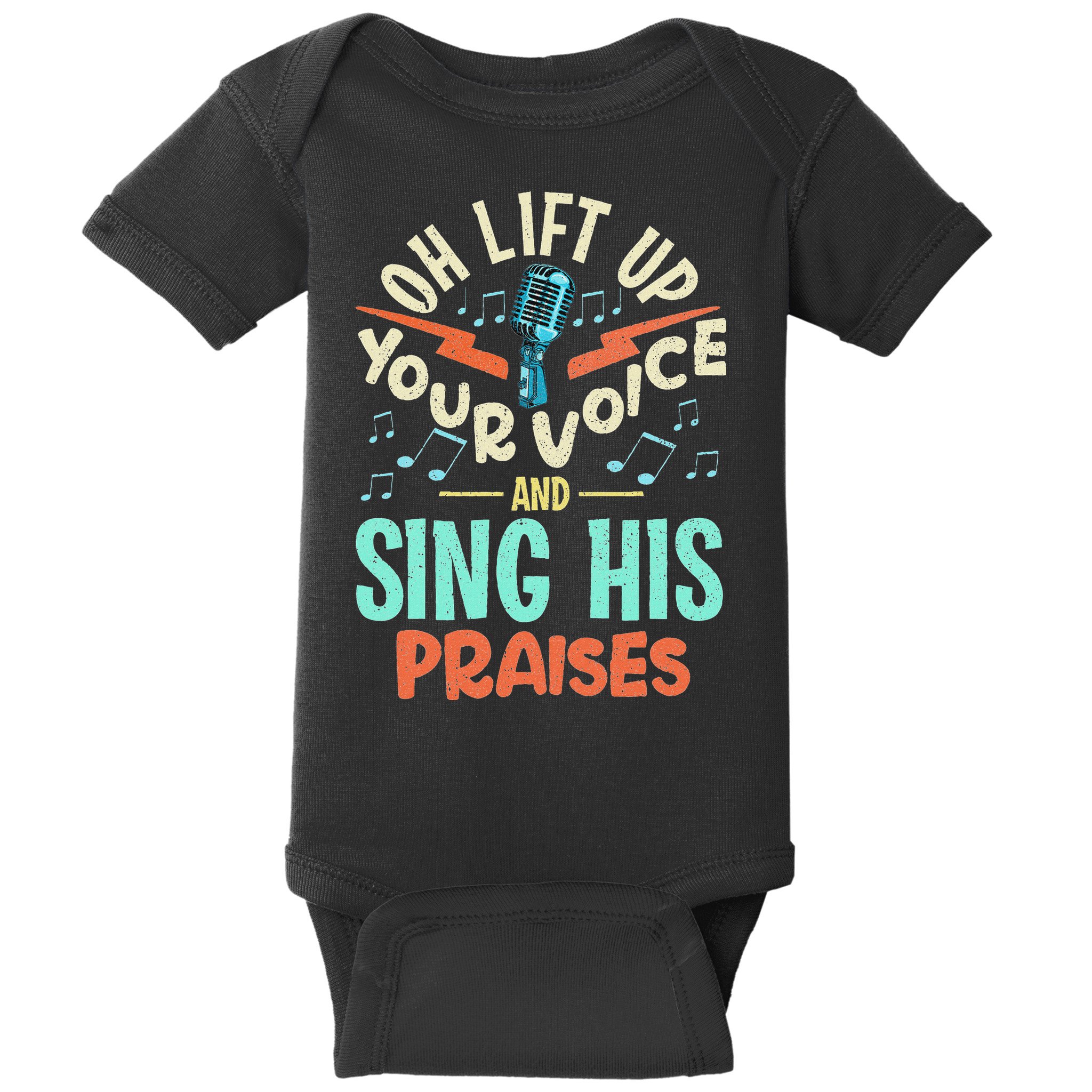 Christian Music Quote Inspirational Choir Singer Or Director Baby Bodysuit