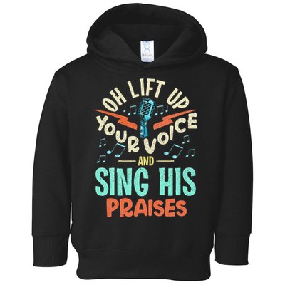 Christian Music Quote Inspirational Choir Singer Or Director Toddler Hoodie
