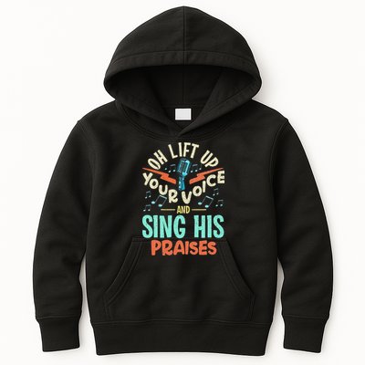 Christian Music Quote Inspirational Choir Singer Or Director Kids Hoodie