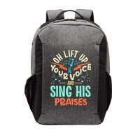 Christian Music Quote Inspirational Choir Singer Or Director Vector Backpack