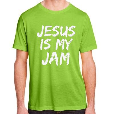 Christian Music Quote Gift For Worship Jesus Is My Jam Adult ChromaSoft Performance T-Shirt