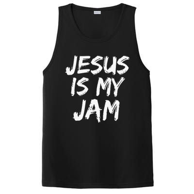 Christian Music Quote Gift For Worship Jesus Is My Jam PosiCharge Competitor Tank