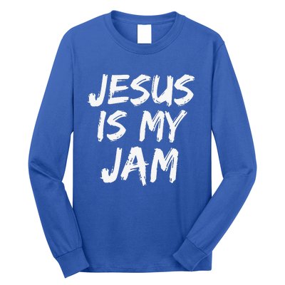 Christian Music Quote Gift For Worship Jesus Is My Jam Long Sleeve Shirt