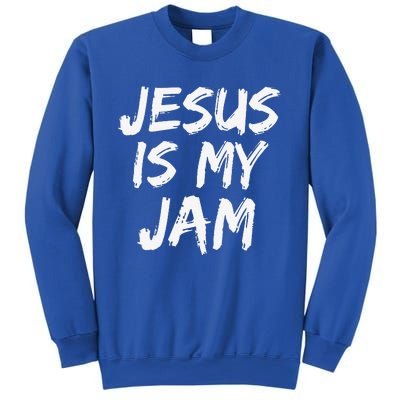 Christian Music Quote Gift For Worship Jesus Is My Jam Sweatshirt