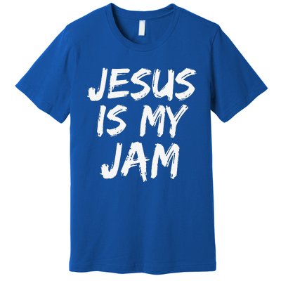 Christian Music Quote Gift For Worship Jesus Is My Jam Premium T-Shirt