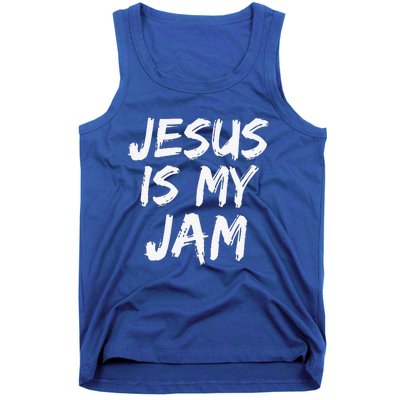 Christian Music Quote Gift For Worship Jesus Is My Jam Tank Top