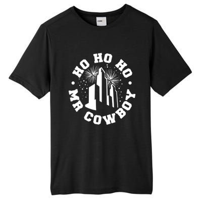 Christmas Movies Quote Ho Ho Ho Mr Cow Xmas Movie Fan Gift Tall Fusion ChromaSoft Performance T-Shirt