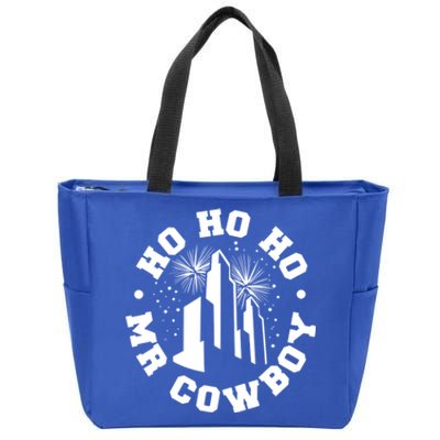 Christmas Movies Quote Ho Ho Ho Mr Cow Xmas Movie Fan Gift Zip Tote Bag