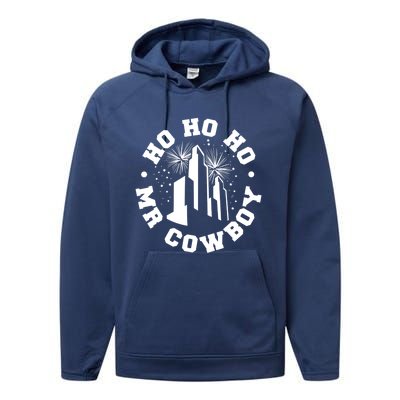 Christmas Movies Quote Ho Ho Ho Mr Cow Xmas Movie Fan Gift Performance Fleece Hoodie