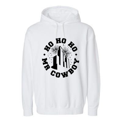 Christmas Movies Quote Ho Ho Ho Mr Cow Xmas Movie Fan Gift Garment-Dyed Fleece Hoodie