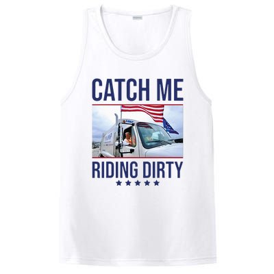 Catch Me Riding Dirty Trump Garbage Man In Trash Truck PosiCharge Competitor Tank