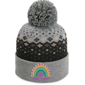 Cat Mom Rainbow Heart The Baniff Cuffed Pom Beanie