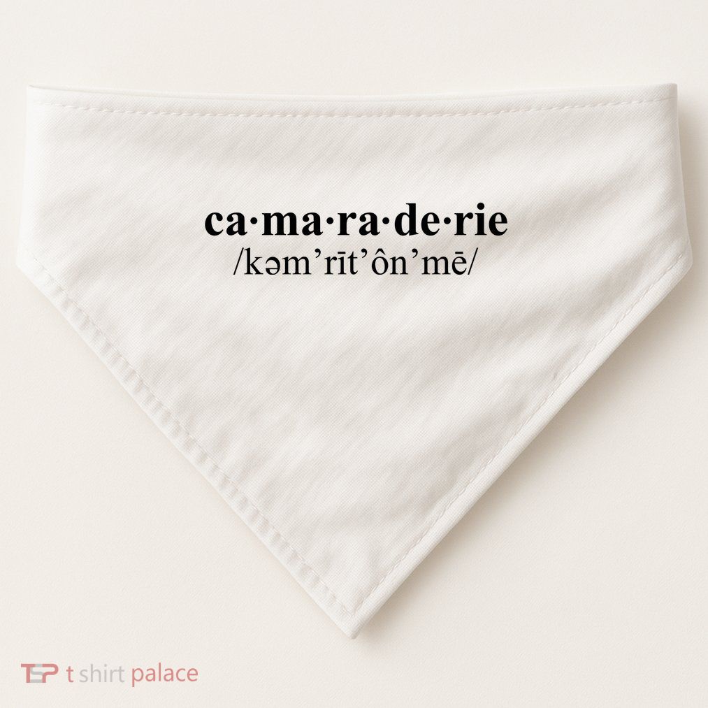 Ca Ma Ra De Rie USA-Made Doggie Bandana