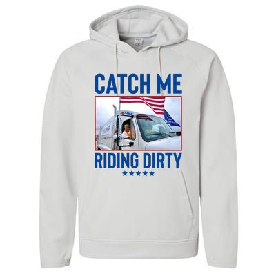 Catch Me Riding Dirty Performance Fleece Hoodie