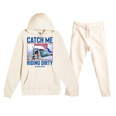 Catch Me Riding Dirty Premium Hooded Sweatsuit Set