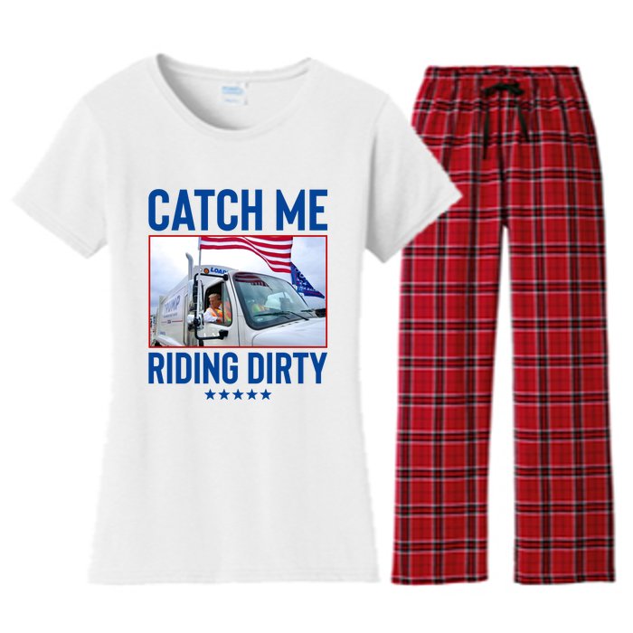 Catch Me Riding Dirty Women's Flannel Pajama Set