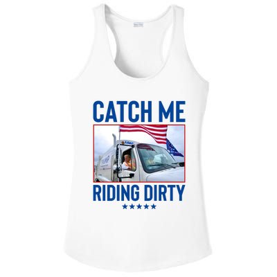 Catch Me Riding Dirty Ladies PosiCharge Competitor Racerback Tank