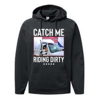 Catch Me Riding Dirty Performance Fleece Hoodie