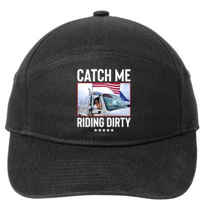 Catch Me Riding Dirty 7-Panel Snapback Hat