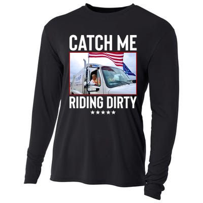 Catch Me Riding Dirty Cooling Performance Long Sleeve Crew