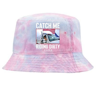 Catch Me Riding Dirty Tie-Dyed Bucket Hat