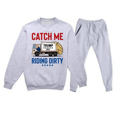 Catch Me Riding Dirty Premium Crewneck Sweatsuit Set