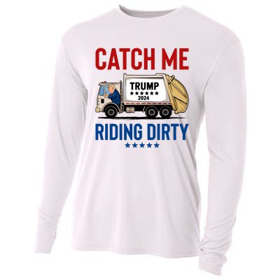 Catch Me Riding Dirty Cooling Performance Long Sleeve Crew