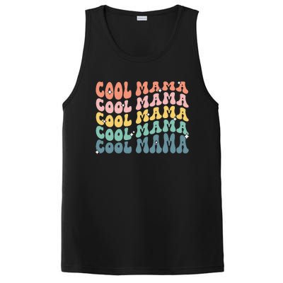 Cool Mama Retro Mothers Day New Mom Pregnancy Announcement PosiCharge Competitor Tank