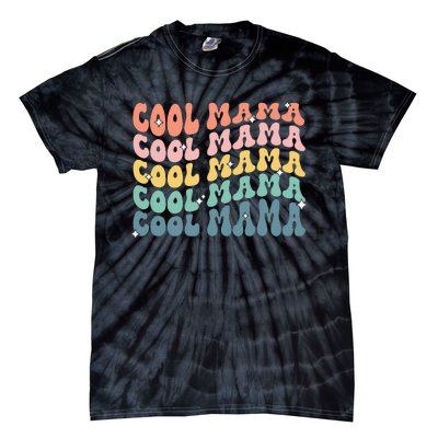 Cool Mama Retro Mothers Day New Mom Pregnancy Announcement Tie-Dye T-Shirt