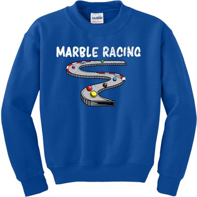 Cool Marble Racing Game Marble Race Track Adults Ns Kids Sweatshirt