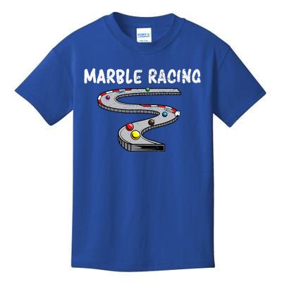 Cool Marble Racing Game Marble Race Track Adults Ns Kids T-Shirt