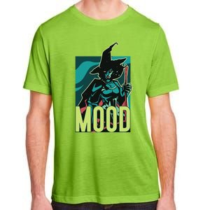 Current Mood Resting Witch Face Halloween Meme Funny Scary Gift Adult ChromaSoft Performance T-Shirt