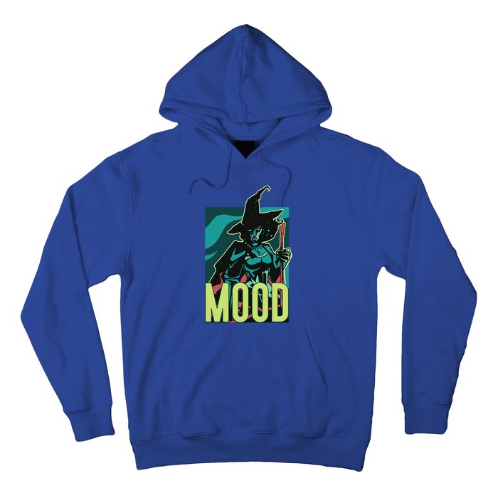 Current Mood Resting Witch Face Halloween Meme Funny Scary Gift Hoodie