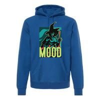 Current Mood Resting Witch Face Halloween Meme Funny Scary Gift Premium Hoodie