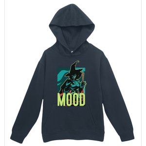 Current Mood Resting Witch Face Halloween Meme Funny Scary Gift Urban Pullover Hoodie