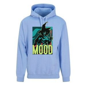 Current Mood Resting Witch Face Halloween Meme Funny Scary Gift Unisex Surf Hoodie