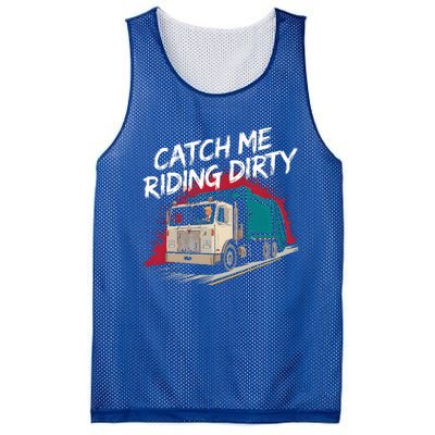 Catch Me Riding Dirty Garbage Vote Trump 2024 Mesh Reversible Basketball Jersey Tank