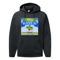 Call Me Ranch Cuz I Be Dressing Funny Meme Swag Drip Performance Fleece Hoodie