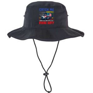 Catch Me Riding Dirty Garbage Vote Trump Truck Legacy Cool Fit Booney Bucket Hat