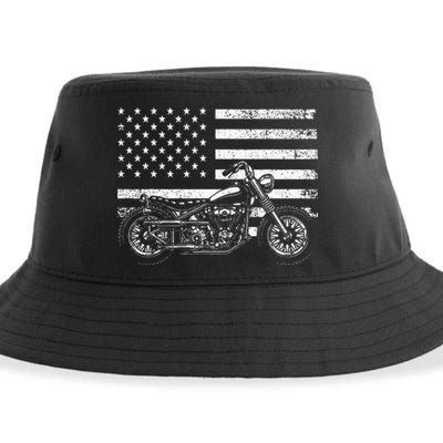 Cool Motorcycle Rider Sustainable Bucket Hat