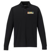 Classical Music Retro Piano Performance Long Sleeve Polo